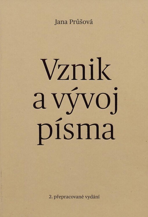 Vznik a vývoj písma