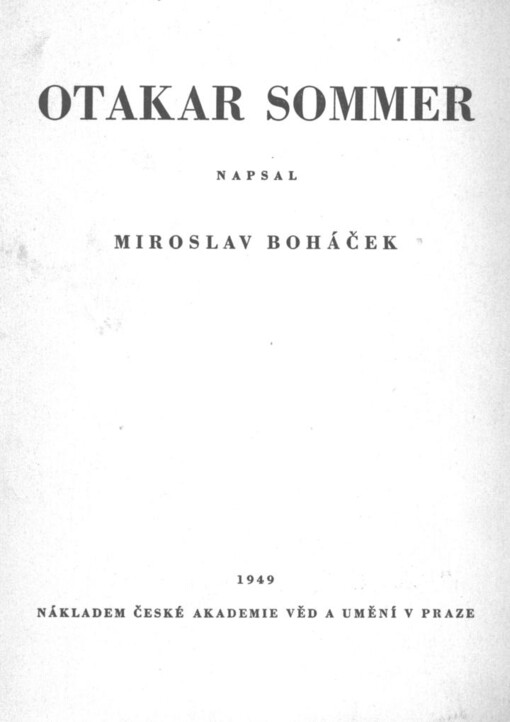 Otakar Sommer