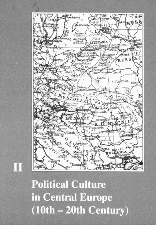 Political culture in Central Europe: (10th - 20th century)