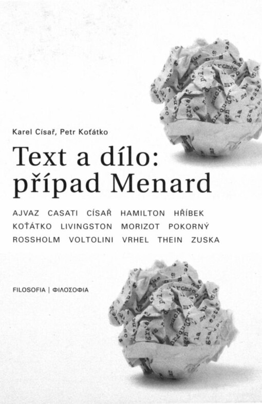 Text a dílo : případ Menard