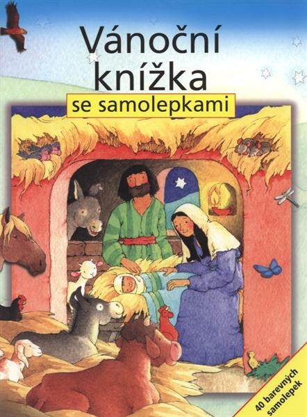 Vánoční knížka se samolepkami