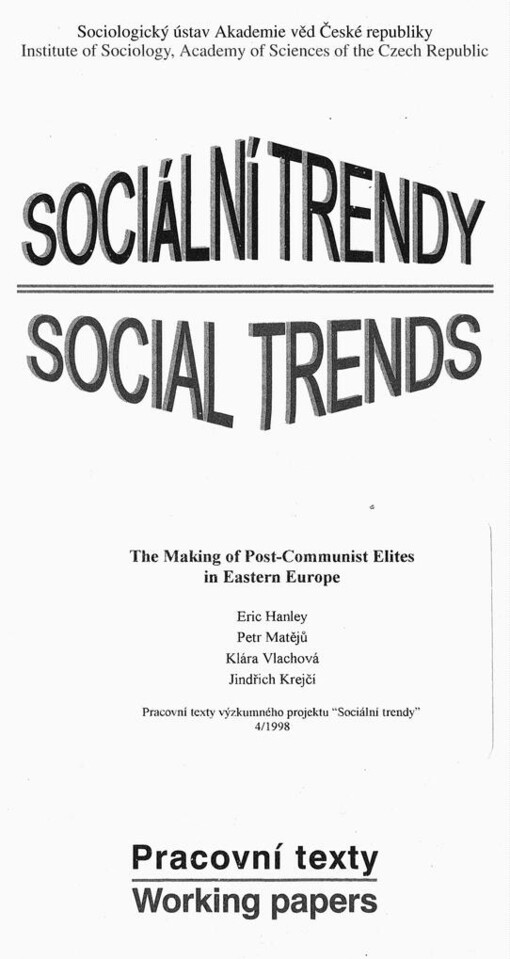 making of post-communist elites in Eastern Europe