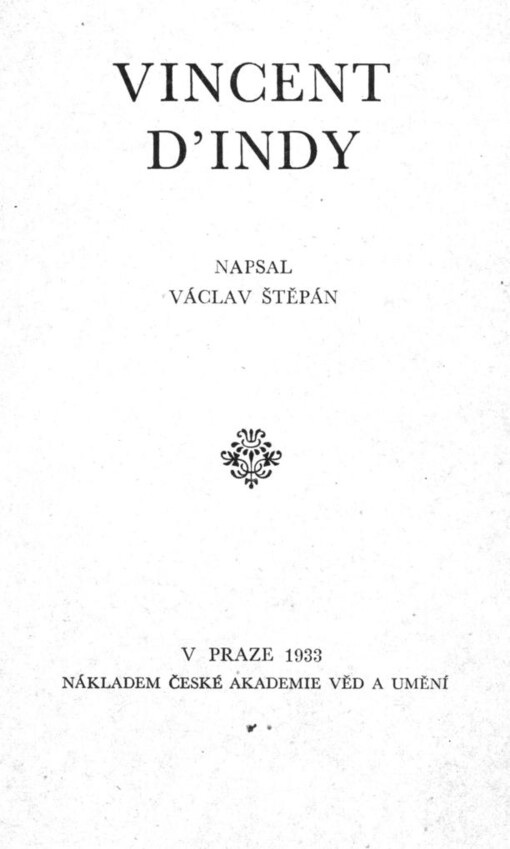 Vincent D'Indy
