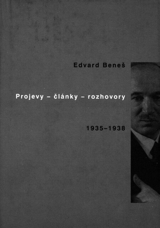 Projevy-články-rozhovory: 1935-1938