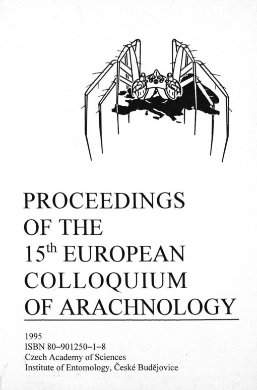 Proceedings of the 15th European colloquium of arachnology