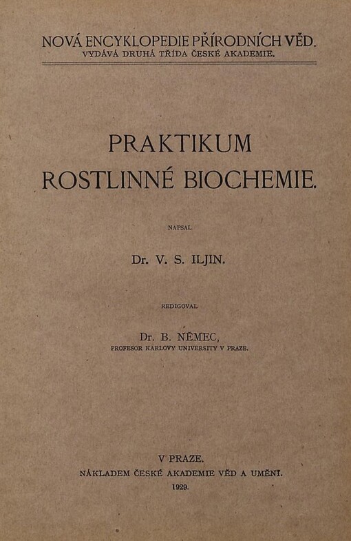 Praktikum rostlinné biochemie