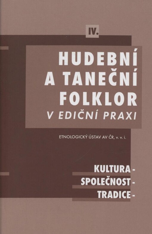 Hudební a taneční folklor v ediční praxi
