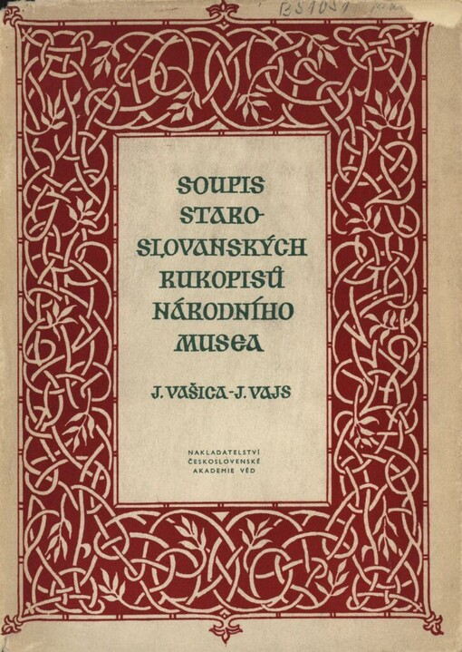 Soupis staroslovanských rukopisů Národního musea v Praze