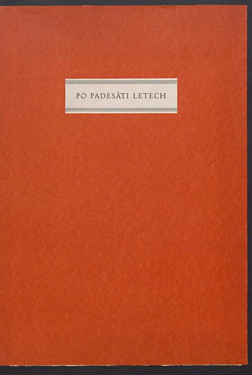 Po padesáti letech : jubilejní vzpomínka na rok 1882 : [Tyršovy projevy k 1. sokolskému sletu r. 1882