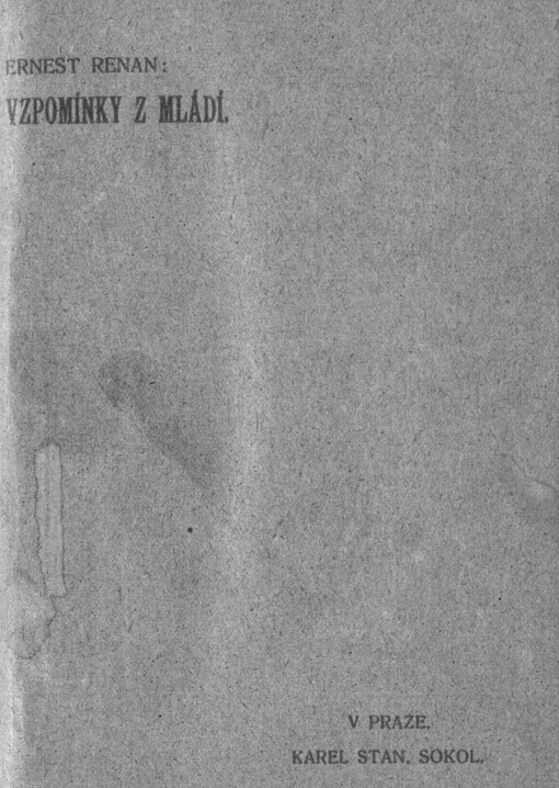 Vzpomínky z mládí