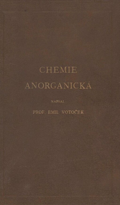 Chemie anorganická