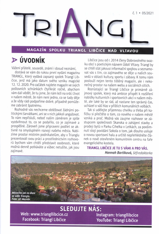 Triangl : magazín spolku Triangl Libčice nad Vltavou