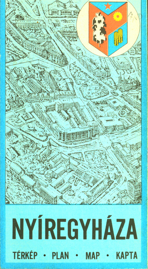 Nyíregyháza : térkép = Plan = map = karta