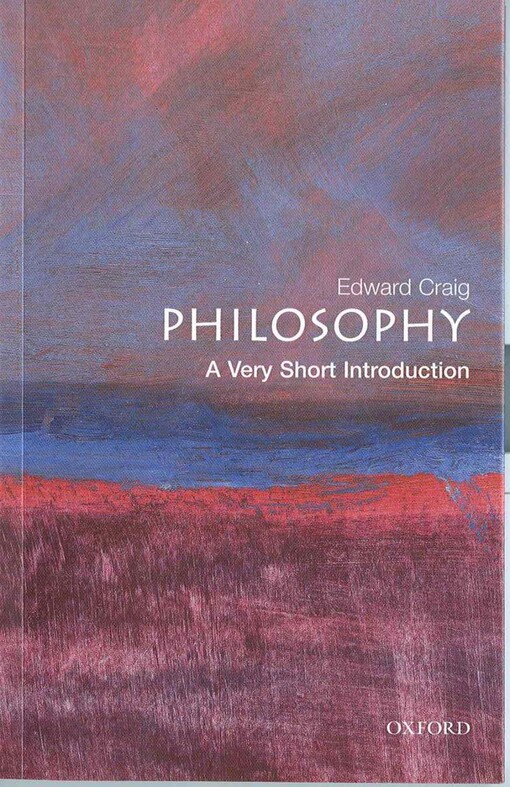 Philosophy : a very short introduction
