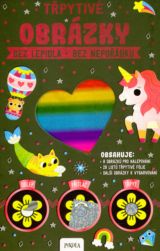 Třpytivé obrázky : bez lepidla, bez nepořádku
