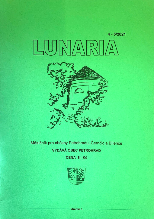 Lunaria : měsíčník pro občany Petrohradu, Černčic a Bílence