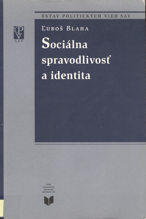Sociálna spravodlivosť a identita