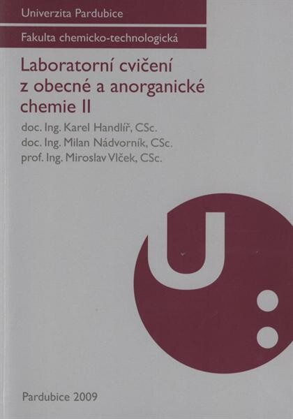 Laboratorní cvičení z obecné a anorganické chemie II