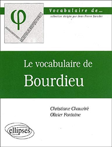 Le vocabulaire de bourdieu