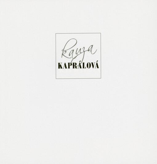 Kauza Kaprálová v dobové korespondenci a dokumentech = The Kaprálová case in period correspondence and documents