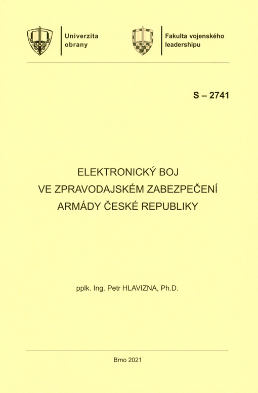 Elektronický boj ve zpravodajském zabezpečení Armády České republiky