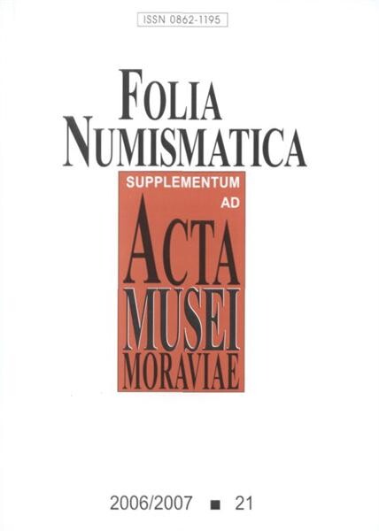 Folia numismatica : supplementum ad Acta Musei Moraviae