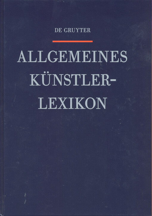 Allgemeines Künstlerlexikon : die Bildenden Künstler aller Zeiten und Völker. Band 112, Valle - Verner