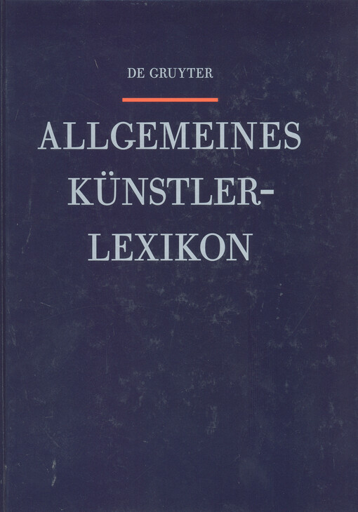 Allgemeines Künstlerlexikon : die Bildenden Künstler aller Zeiten und Völker. Band 113, Vernet - Voigt, David
