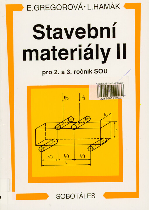 Stavební materiály II :pro 2. a 3. ročník SOU