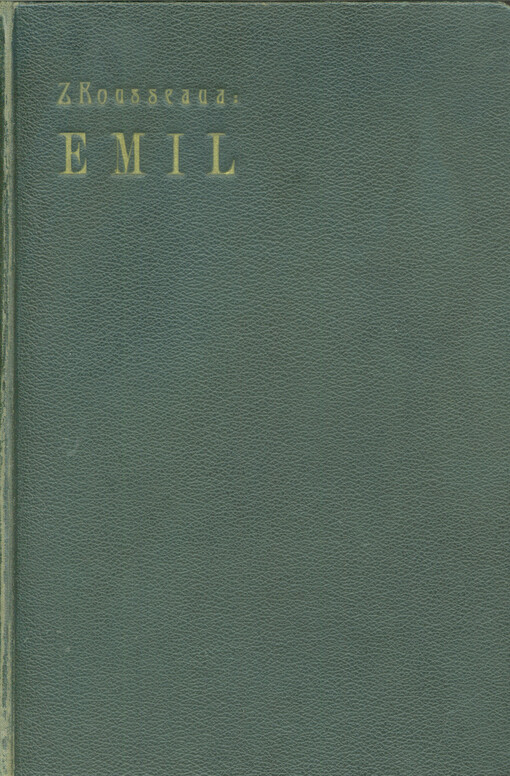 Emil, čili, O vychování