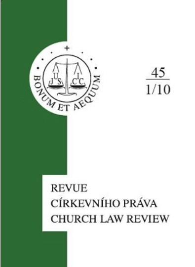 Revue církevního práva = Church law review