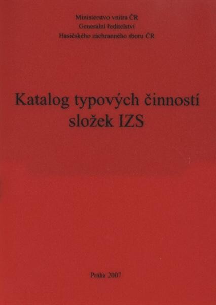Katalog typových činností složek IZS