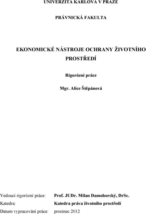Ekonomické nástroje v obraně : sborník z konference, Brno 2006