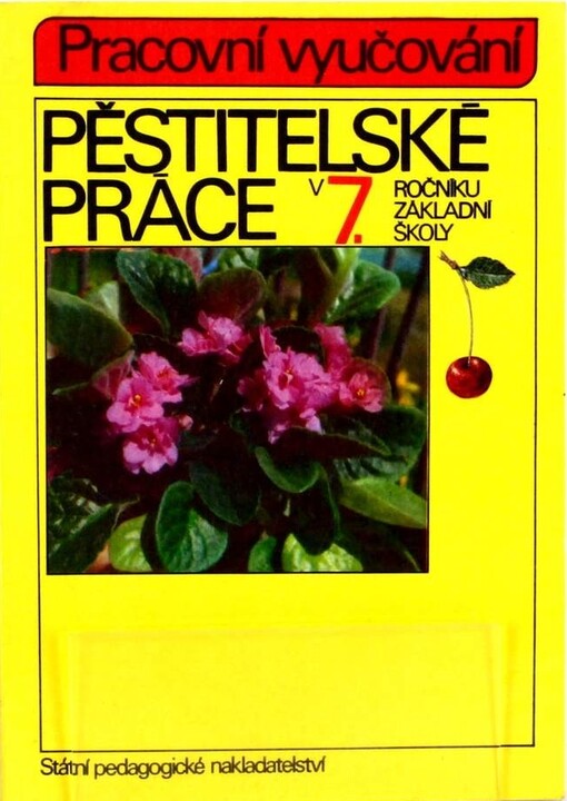 Pěstitelské práce v 7.ročníku základní školy