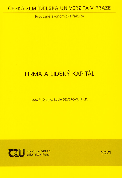 Firma a lidský kapitál