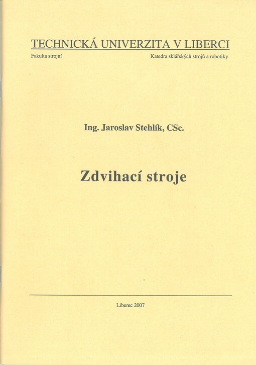 Zdvihací stroje