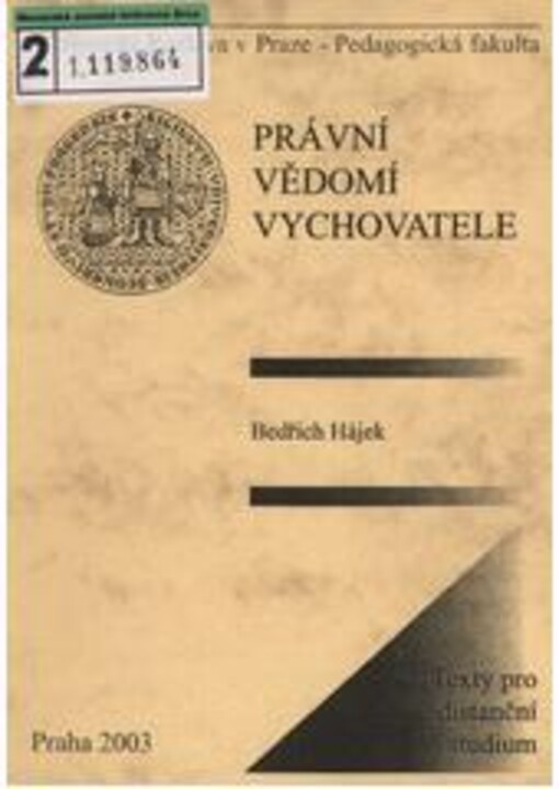 Právní vědomí vychovatele