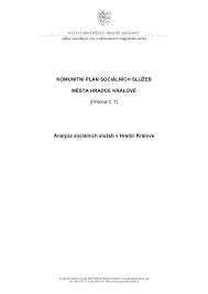 Komunitní plánování sociálních služeb v Královehradeckém kraji