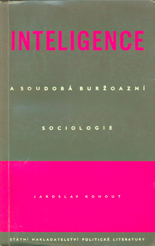 Inteligence a soudobá buržoazní sociologie
