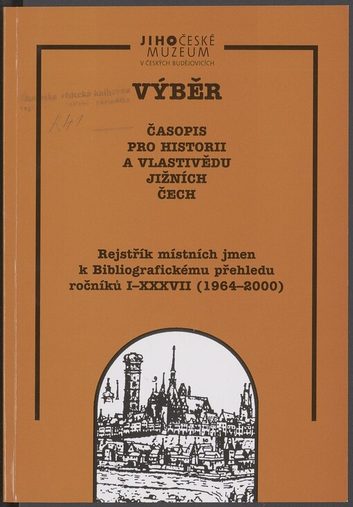 Rejstřík místních jmen k Bibliografickému přehledu ročníků I-XXXVII (1964-2000)