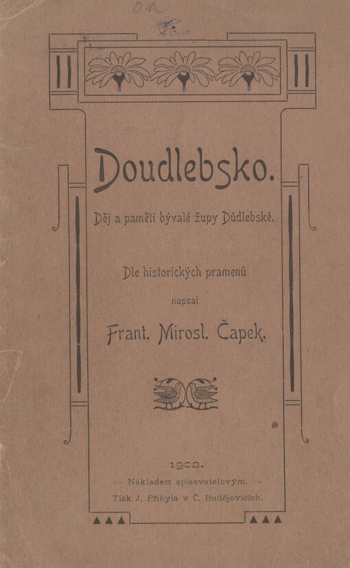 Doudlebsko: děj a paměti bývalé župy Dúdlebské