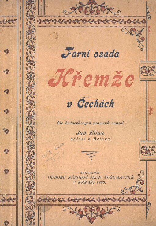 Farní osada Křemže v Čechách