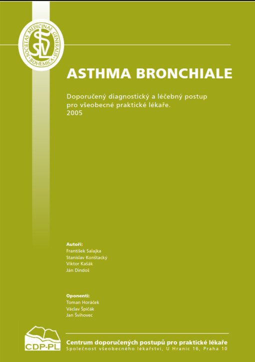 Asthma bronchiale : doporučený diagnostický a léčebný postup pro všeobecné praktické lékaře : 2005
