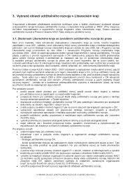 Vybrané oblasti udržitelného rozvoje v Libereckém kraji