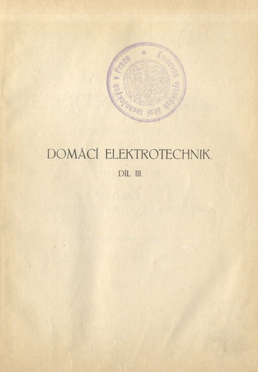 Domácí elektrotechnik