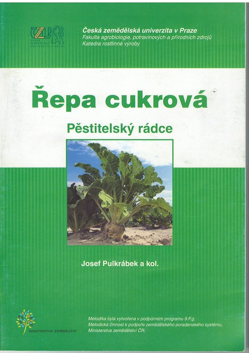 Řepa cukrová : pěstitelský rádce