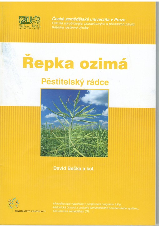 Řepka ozimá : pěstitelský rádce