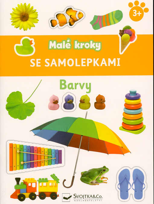 Malé kroky se samolepkami. Barvy