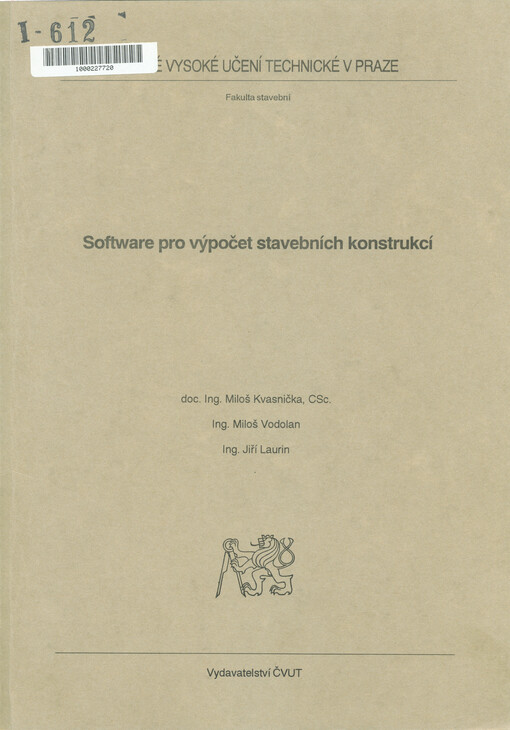 Software pro výpočet stavebních konstrukcí
