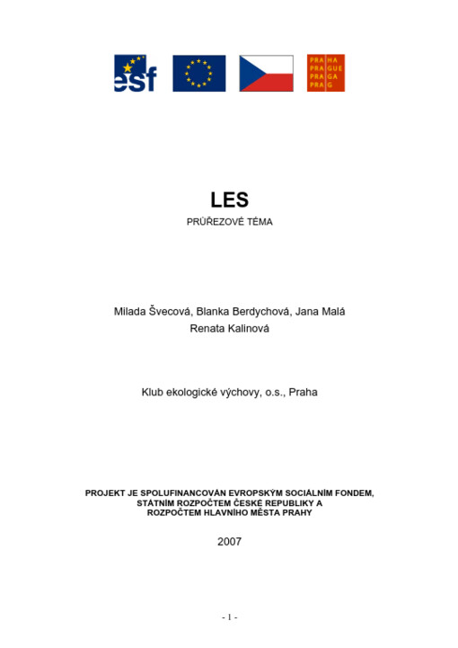 Les : průřezové téma